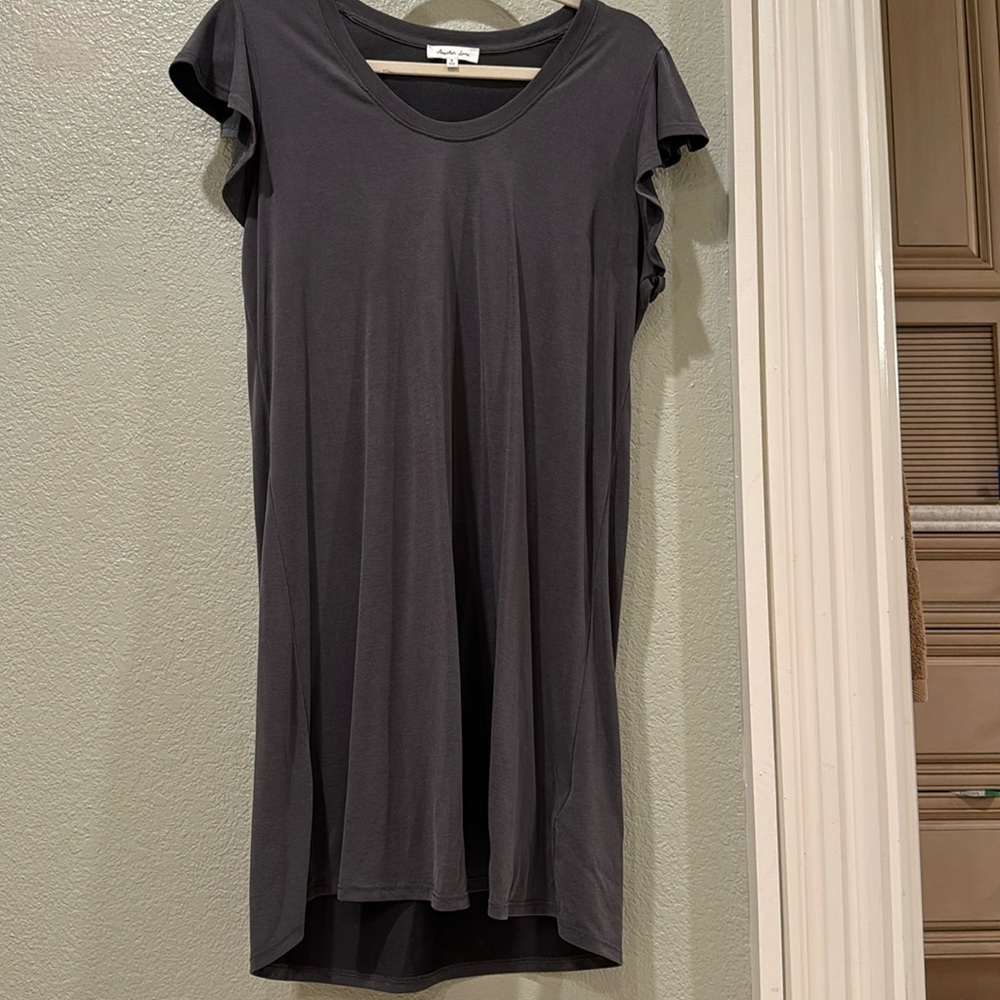 Another Love size small t-shirt dress charcoal grey color